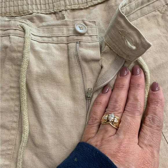 Vintage Island Image Khaki tie beach shorts‎ 34W - Picture 3 of 6